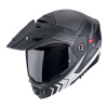Moto prilba SCORPION ADX-2 LEWIS matná čierno / strieborná - Veľkosť 2XL