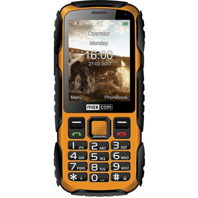 Maxcom STRONG MM920, Single Sim, oranžový MM920 Yellow