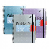 Špirálový zošit, A4+, linajkový, 100 listov, PUKKA PAD 
