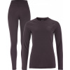 Dámský funkční termo set CRAFT CORE Warm Baselayer - fialová Velikost: M
