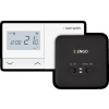 ENGO Controls E901-WIFI - Bezdrôtový regulátor teploty, Wi-Fi, internet, biely, 868 MHz, napájaný z batérie