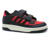 adidas RAPID COURT CF C JR1021 černočervené, dětská obuv vel.30 (adidas RAPID COURT CF C JR1021)