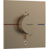Hansgrohe ShowerSelect Comfort E, termostat pod omietku pre 1 spotrebič a ďalší výtok, kartáčovaný bronz, HAN-15575140