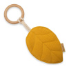 NEW BABY Detské hryzátko Leaf Mustard 16x14 žltá