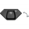 Set Sinks NAIKY 980 Metalblack + batéria Sinks MIX 3 S Chróm