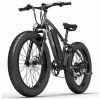 MTB bicykel gogobest gf600 čierny rám väčší (Funbike E-Power 6.0 Electric Bike na 110 km)