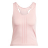adidas Power Reversible 3-Stripes Tight Fit Tank Top Womens Semi Pink Spark 12 (M)