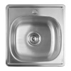 Aqualine Nerezový kefovaný drez 48x18x48cm + sifón AQ006 SPH AQ4848B