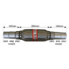 Pružný diel výfuku BOSAL 265-005 (265005)