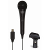FDM1090U Dynamický ručný mikrofón FONESTAR s konektorom USB pre pripojenie priamo k PC. Kovové telo s vypínačom