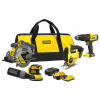 SFMCK412MDS AKU 18V STANLEY FATMAX V20 KOMBINOVANÁ SADA