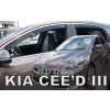 Deflektory - protiprievanové plexi Kia Ceed HTB 5D od 2018 (+zadné)