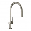Hansgrohe Talis M54 - Páková kuchynská batéria 210, vyťahovateľný výtok, 1jet, vzhľad nerezu 72802800