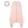 NATULINO Extra tenký letný spací vak s nohavicami, veľkosť M (12m+), NATURALS PINK, GOTS