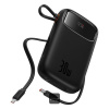 Powerbank Baseus Qpow2 20000mAh, 30W, s káblom USB-C čierna