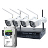 Súprava video sledovania NVR PNI House WiFi550 NVR a 4 bezdrôtové kamery, 1,0 MP s 1 HD pevným diskom v cene