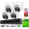 Monitorovací set 8MPx 4K HiLook od Hikvision, 4 vonkajšie kamery, 2TB