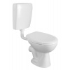 AQUALINE 47cm WC stojace set s nádržkou, zadný odpad, biele, TP3306