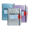 Špirálový zošit, A4+, linajkový, 100 listov, PUKKA PAD 