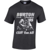Cliff Burton Unisex T-shirt: Flag Retro (large) L