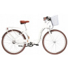 Mestsky bicykel - Le Grand Lille 3 2022 biela / béžová rohož (Le Grand Lille 3 2022 biela / béžová rohož)