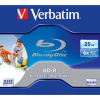 Verbatim 43712 zapisovateľný Blu-ray disk (BD) BD-R 25 GB (BRV-6N)