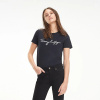 Tommy Hilfiger dámske čierne tričko Graphic WW0WW24967 XS