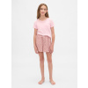 GAP Detské flanelové pyžamové šortky Ružová 8 Ružová Ružová