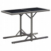 Záhradný stôl, stolík - Vidaxl Garden, antracite tabuľka, 110 x 53 x 72 ° C (Vidaxl Garden, antracite tabuľka, 110 x 53 x 72 ° C)