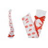Fashionweek Vianočné nadkolienky, ponožky nad koleno MILENA Farba: Biela, Veľkosť: Universal