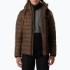 Dámska páperová bunda The North Face Down Hooded smokey brown