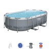 Bestway Bazén Bestway® Power Steel™, 56620, kartušová filtrácia, rebrík, dávkovač, 427x250x100 cm 8050122