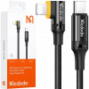 Kábel McDodo USB typ C - Apple Lightning 1,2 m, čierny