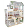 FunPlay 5944 Drevený domček pre bábiky s príslušenstvom 3 poschodia 62x26,5x78cm