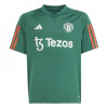 adidas Manchester United Tiro 23 Training Jersey 2023 2024 Juniors Green/Red 9-10 Years