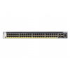 Netgear NETGEAR M4300-52G-PoE+ 550W PSU Riadený L2/L3/L4 Gigabit Ethernet (10/100/1000) Podpora napájania cez Ethernet (PoE) 1U Čierna (GSM4352PA-100NES)
