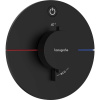 HANSGROHE ShowerSelect Comfort S termostat pod omietku pre 1 spotrebič, matná čierna, 15553670