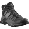 SALOMON Pánske turistické topánky X ULTRA 4 MID WIDE GTX black/magnet/pearl blue - čierne Veľkosť EU: 46 2/3