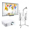 Mobilné komplety so zdvihom (interaktívna tabuľa, projektor, mobilný zdvih, kabeláž) Avtek TT-Board 90 Pro Acer S1286H Zdvíhací mechanizmus na kolieskach