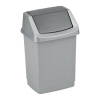 Šedý odpadkový kôš Click It 15 l CURVER