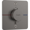Hansgrohe SprchaSelect Comfort Q Termostatická batéria s 2 výstupmi, brúsený čierny chróm 15583340