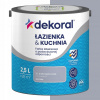 Dekoral Kúpeľňa & Kuchyňa latexová farba strieborná rosa 2,5L