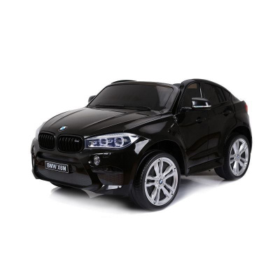 Beneo Elektrické autíčko BMW X6 M, 2 miestne, 12V, elektrická brzda, 2,4 GHz dialkové ovládanie, čierne