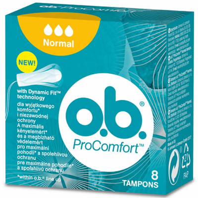O.B. O.B. ProComfort Normal tampon 8 ks