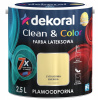 Farba na - DEKORAL CLEAN & COLOR citrusová energia 2,5L (Farba na - DEKORAL CLEAN & COLOR citrusová energia 2,5L)