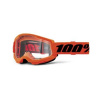 100% Okuliare STRATA 2 NEW Oranžové - Číre plexi