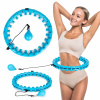 Hula Hoop s masážnou pomôckou a prídavným závažím na fitnes cvičenia