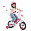 ROWEREK DZIECIĘCY 12 PALCOV BICYKEL PRE DIEVČATKO KOŠÍK A VODIACA TYČ +