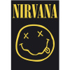 CUKROVÁ TLAČ jedlý obrázok na tortu Cukrová hmota Nirvana Smiley + MENO TEXT
