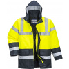 Portwest S466 Hi Vis Contrast Traffic Reflexná bunda žltá/žltá žltá